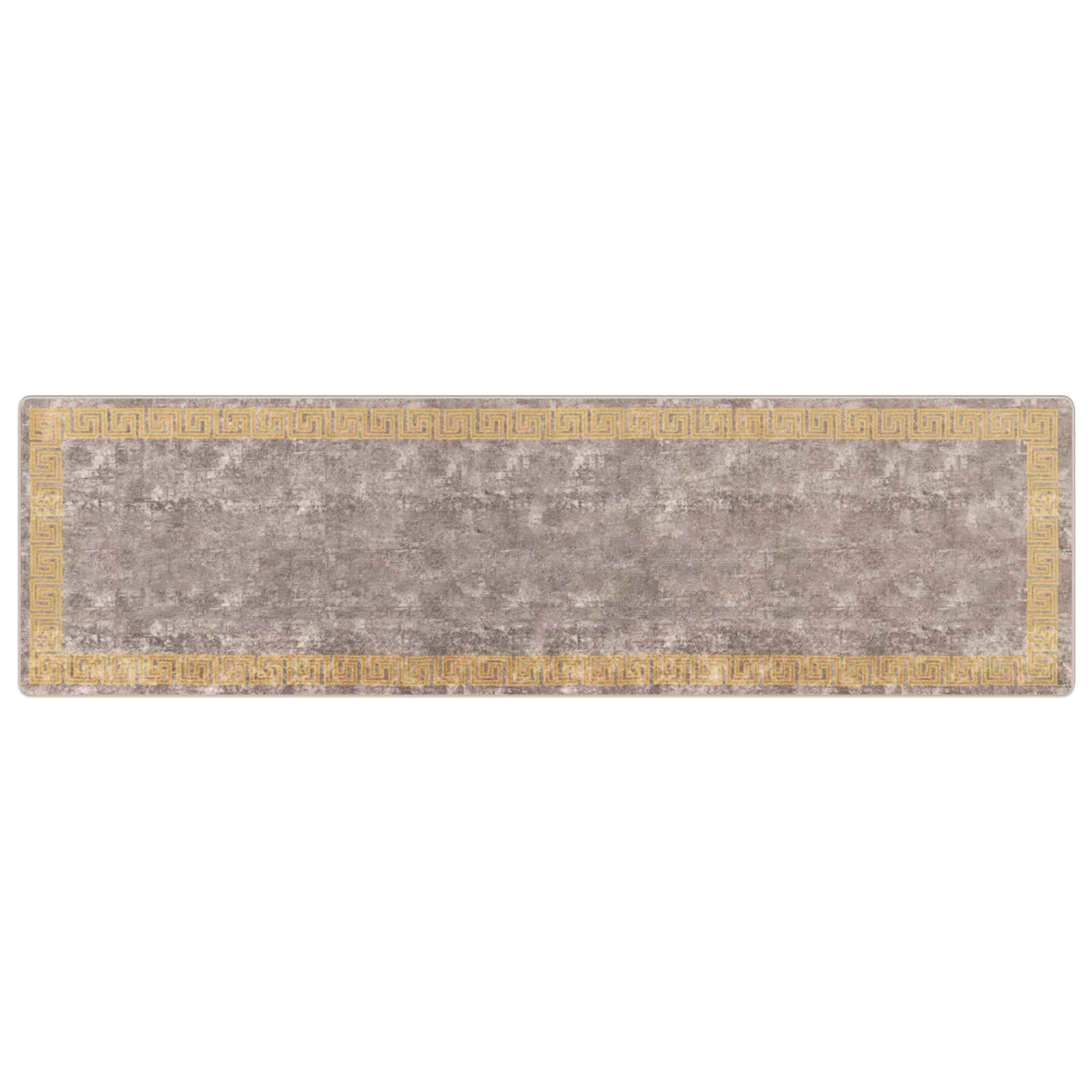 vidaXL Rug Runner MARSA Grey 100 x 350 cm Polyester and PVC 2