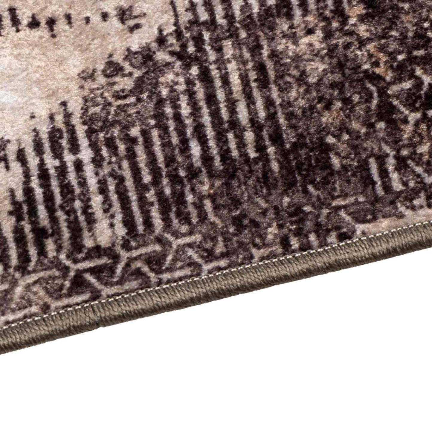 vidaXL Rug Runner MARSA Black 80 x 400 cm Polyester and PVC 3