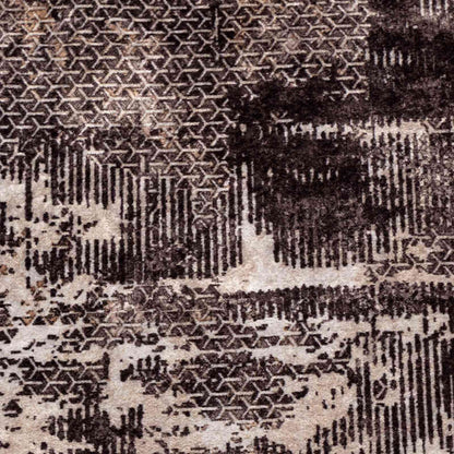 vidaXL Rug Runner MARSA Black 100 x 350 cm Polyester and PVC 6