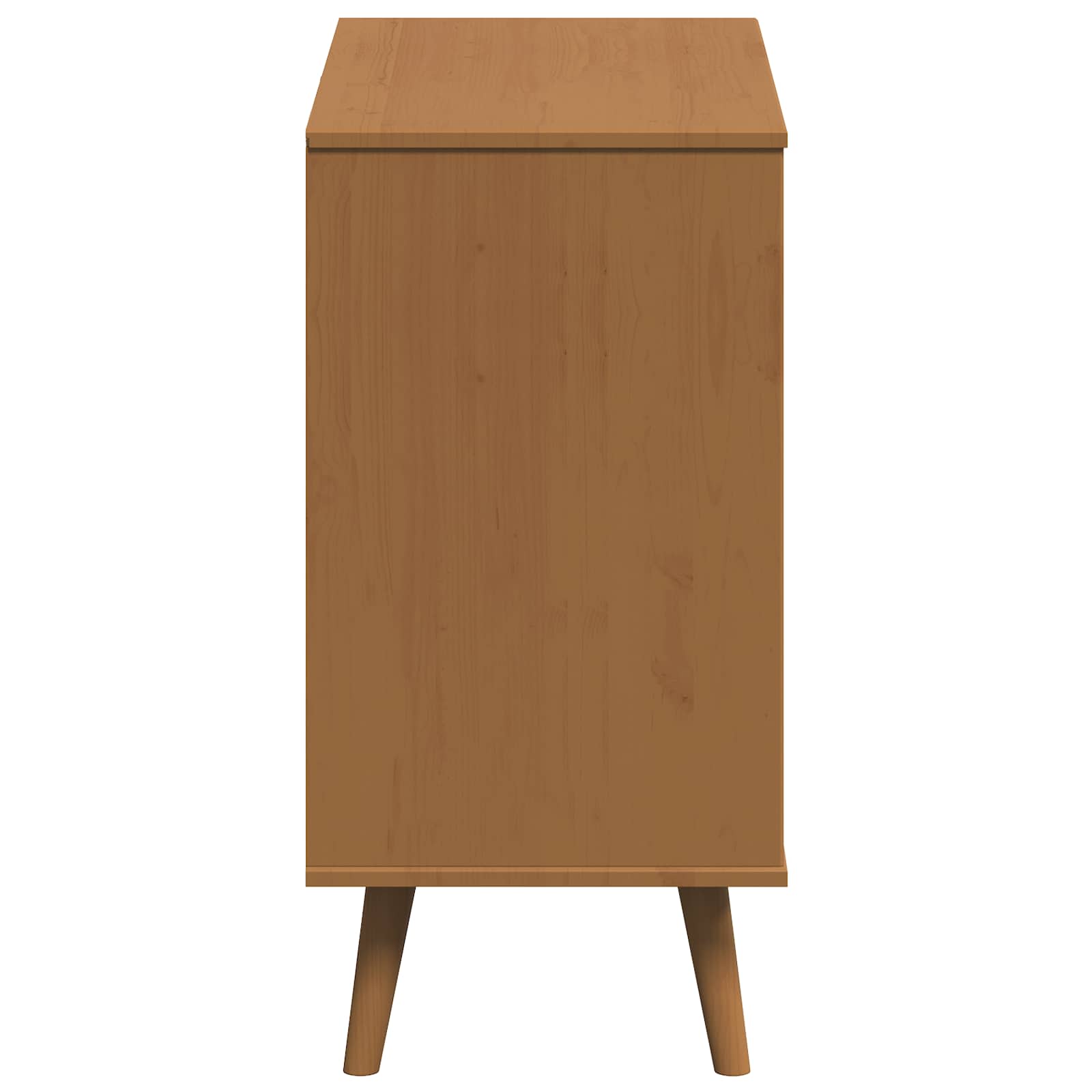 vidaXL Chest of Drawers MOLDE Caramel 80 x 40 x 80 cm Solid Pine Wood 6