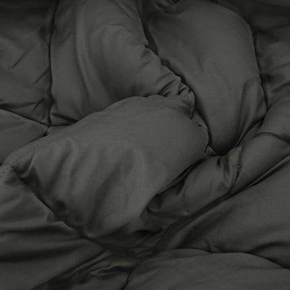 vidaXL Full Year Duvet Anthracite 240 x 260 cm Microfiber 6