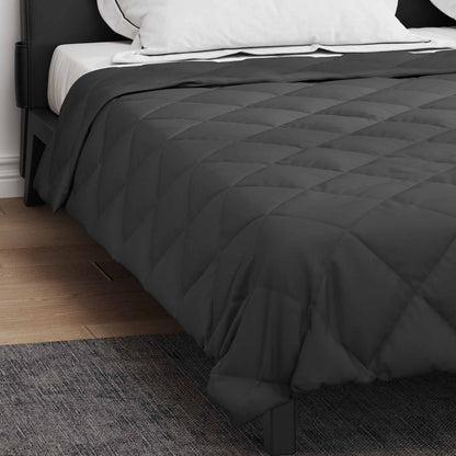 vidaXL Full Year Duvet Anthracite 240 x 260 cm Microfiber 4
