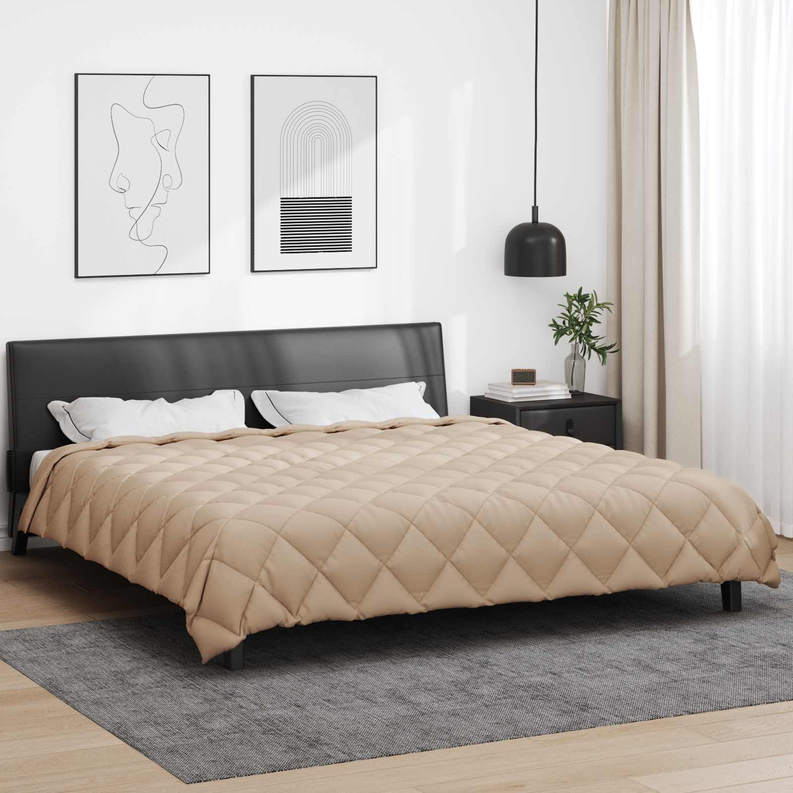 vidaXL Winter Duvet 240 x 260 cm 450 gsm Microfiber (100% Polyester) 1