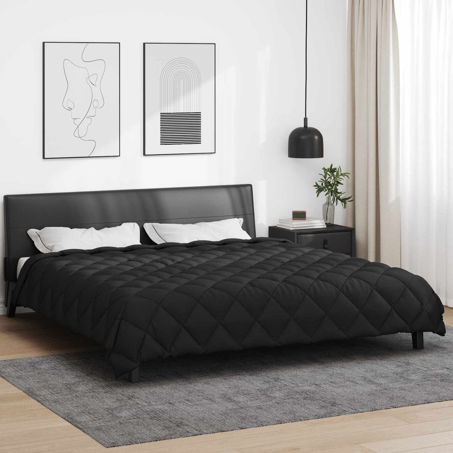 vidaXL Winter Duvet 240 x 260 cm 450 gsm Microfiber (100% Polyester) 1