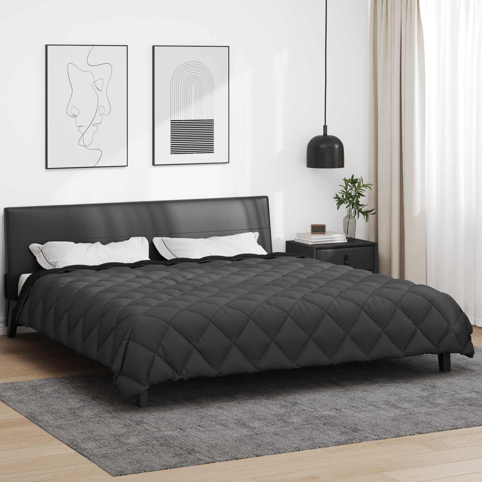 vidaXL Winter Duvet 220 x 260 cm 450 gsm Microfiber (100% Polyester) 1
