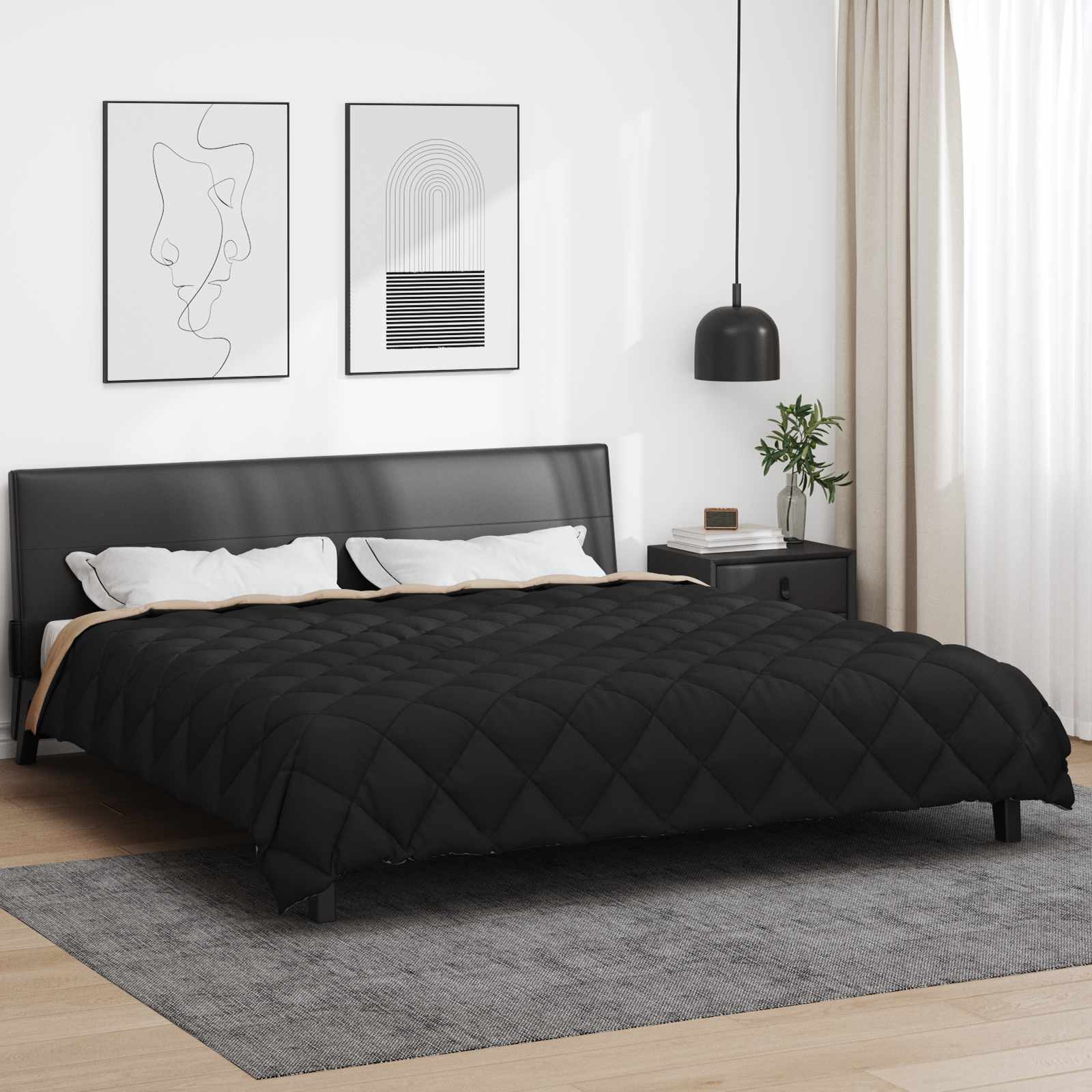 vidaXL Winter Duvet 240 x 260 cm 450 gsm Microfiber (100% Polyester) 1