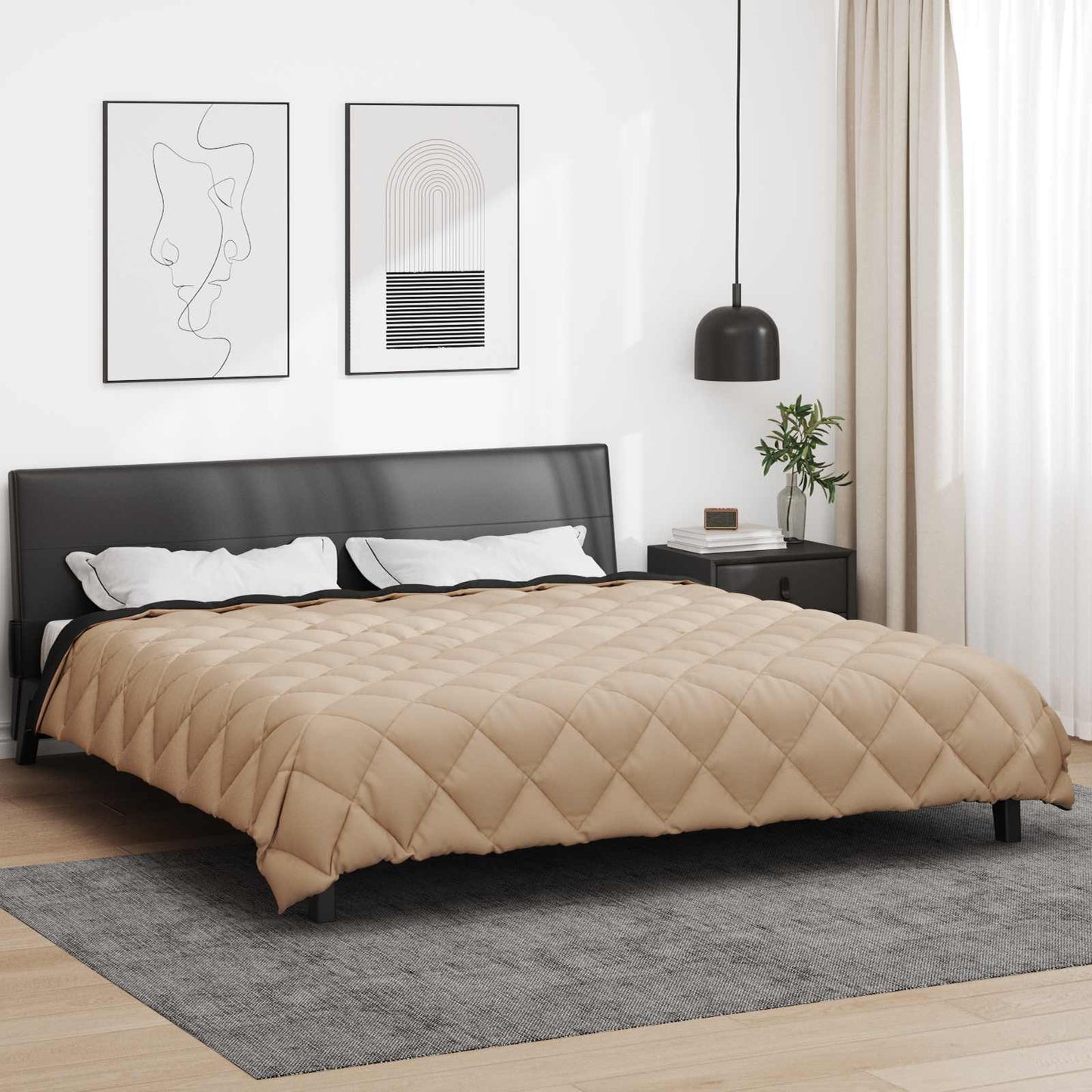 vidaXL Winter Duvet 240 x 260 cm 450 gsm Microfiber (100% Polyester) 4