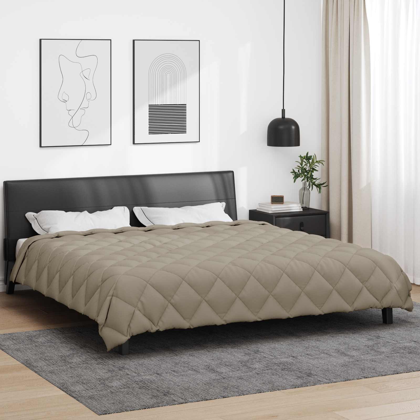 vidaXL Winter Duvet 240 x 260 cm 450 gsm Microfiber (100% Polyester) 1