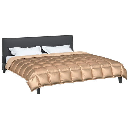 vidaXL Winter Duvet 220 x 240 cm 450 gsm Gold 3