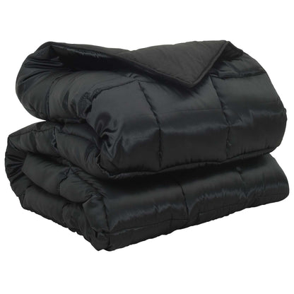 vidaXL Winter Duvet 220 x 240 cm 450 gsm Black 2