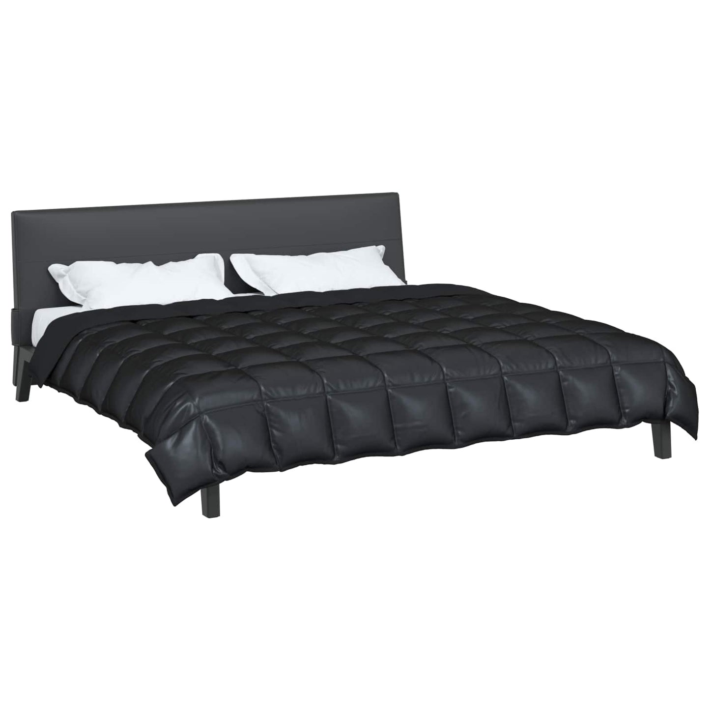 vidaXL Winter Duvet 220 x 240 cm 450 gsm Black 3