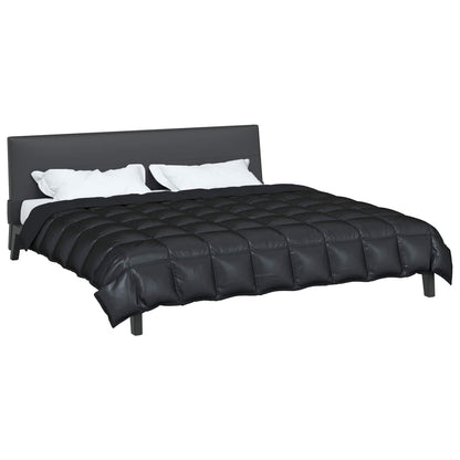 vidaXL Winter Duvet 220 x 260 cm 450 gsm Black 3