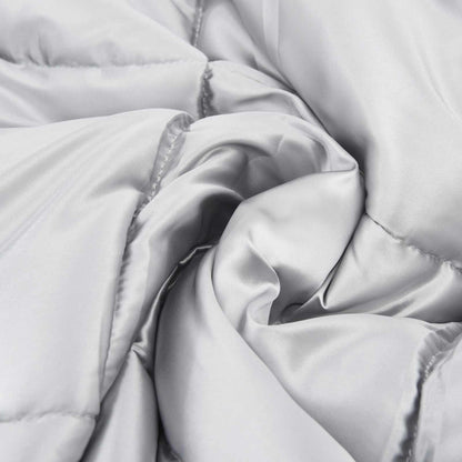 vidaXL Winter Duvet 240 x 260 cm 450 gsm Silver 6