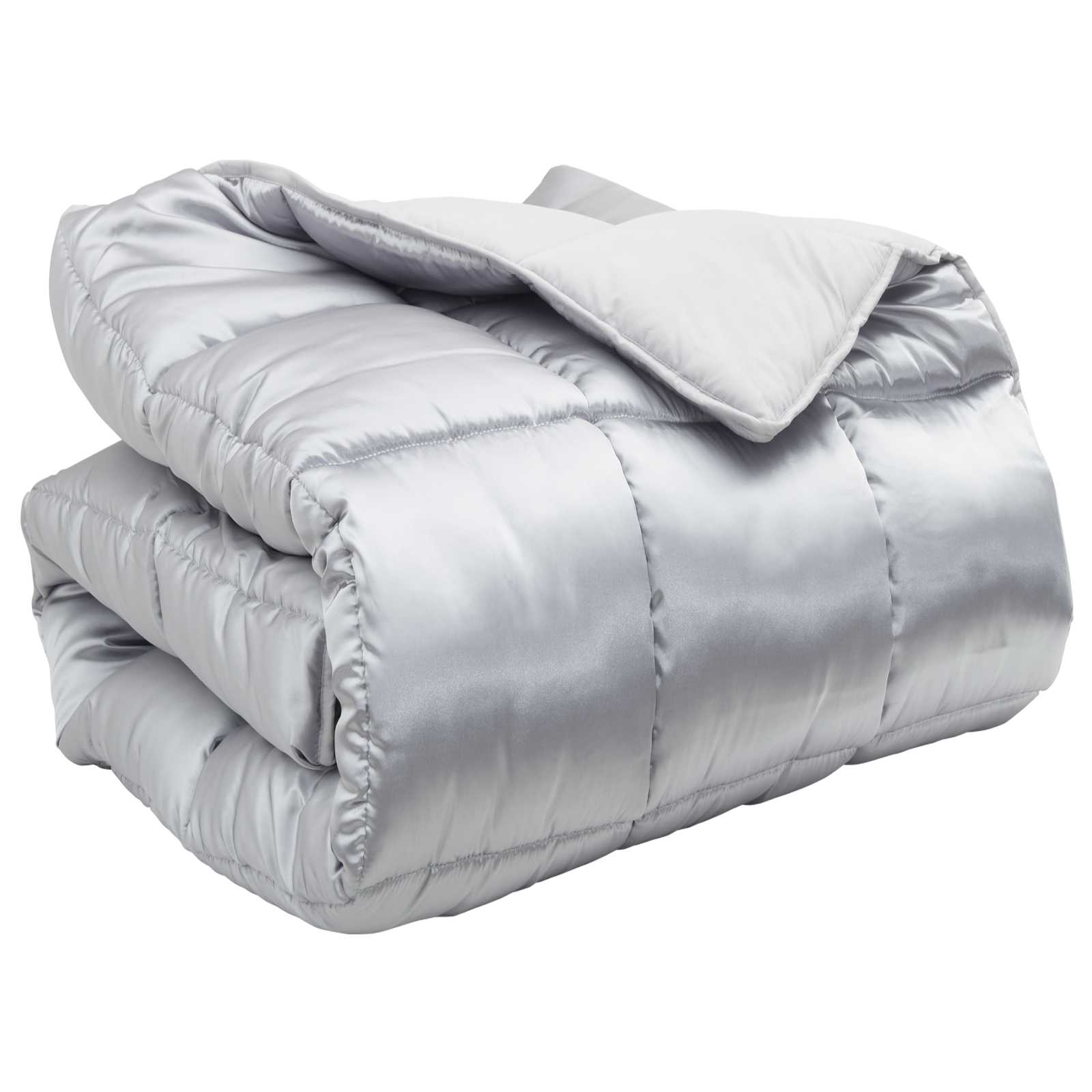 vidaXL Winter Duvet 240 x 260 cm 450 gsm Silver 2