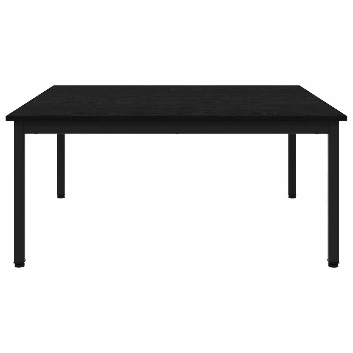 vidaXL Coffee Table Black Oak 100 x 100 x 45 cm Engineered Wood 6
