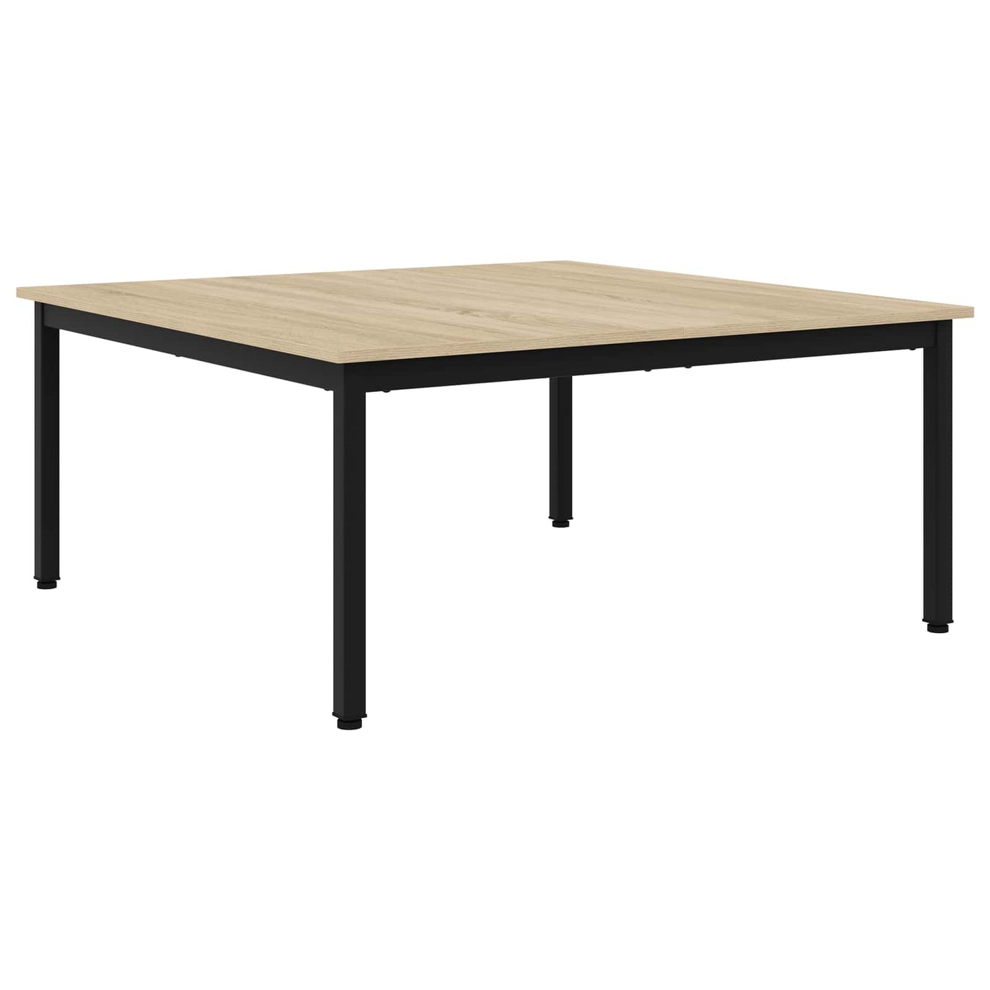vidaXL Coffee Table Sonoma 100 x 100 x 45 cm Engineered Wood 2