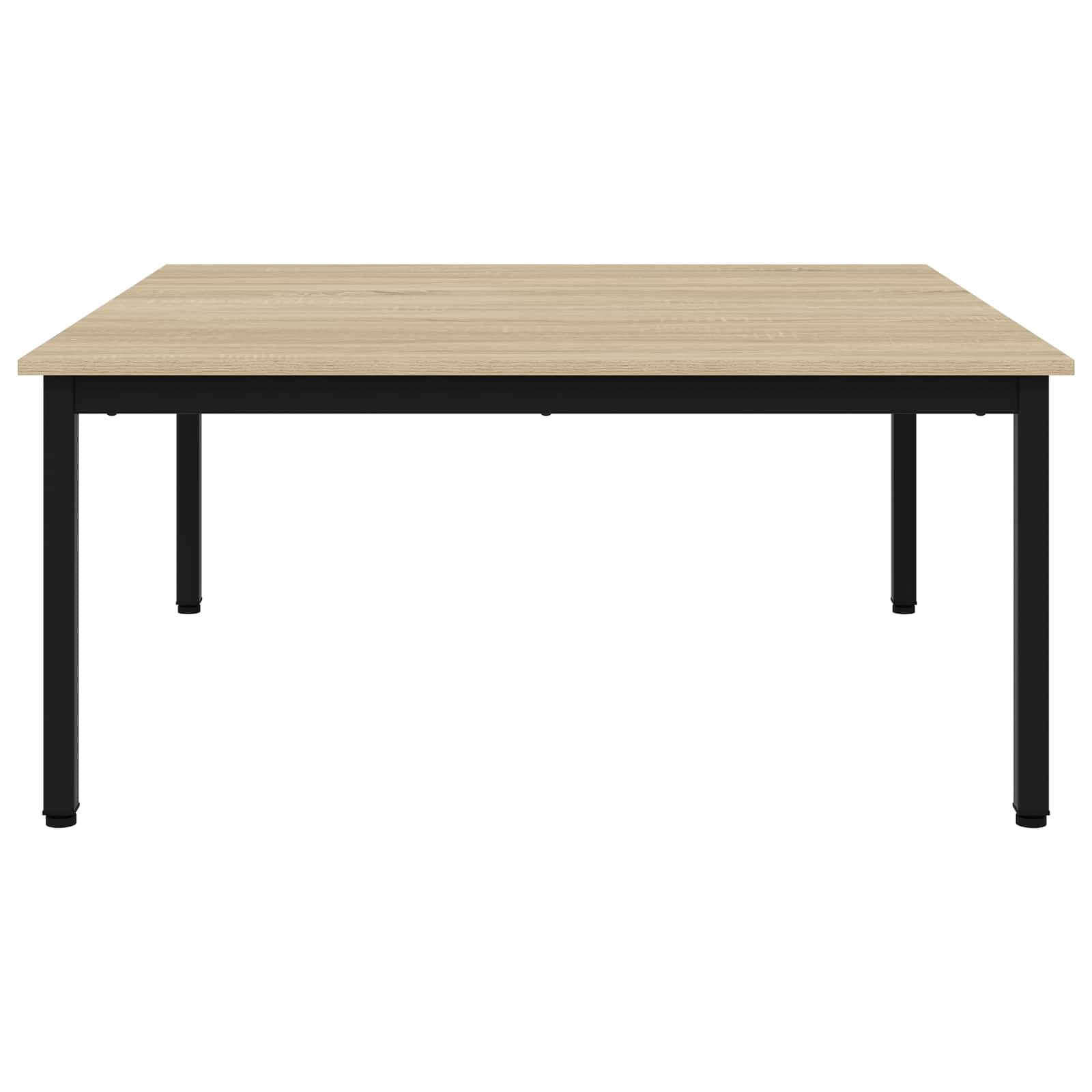 vidaXL Coffee Table Sonoma 100 x 100 x 45 cm Engineered Wood 6