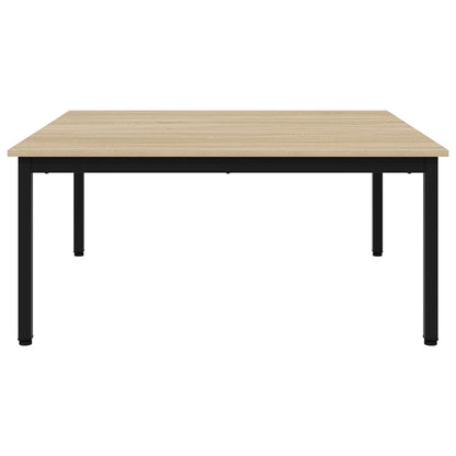 vidaXL Coffee Table Sonoma 100 x 100 x 45 cm Engineered Wood 6