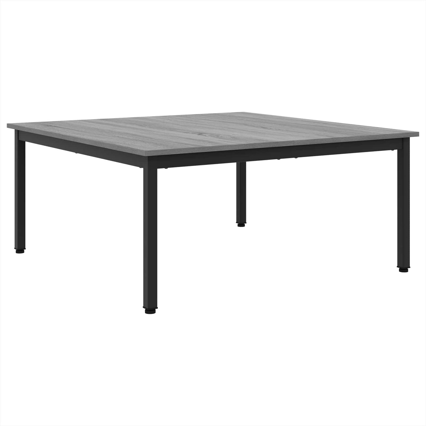 vidaXL Coffee Table Grey Sonoma 100 x 100 x 45 cm Engineered Wood 2