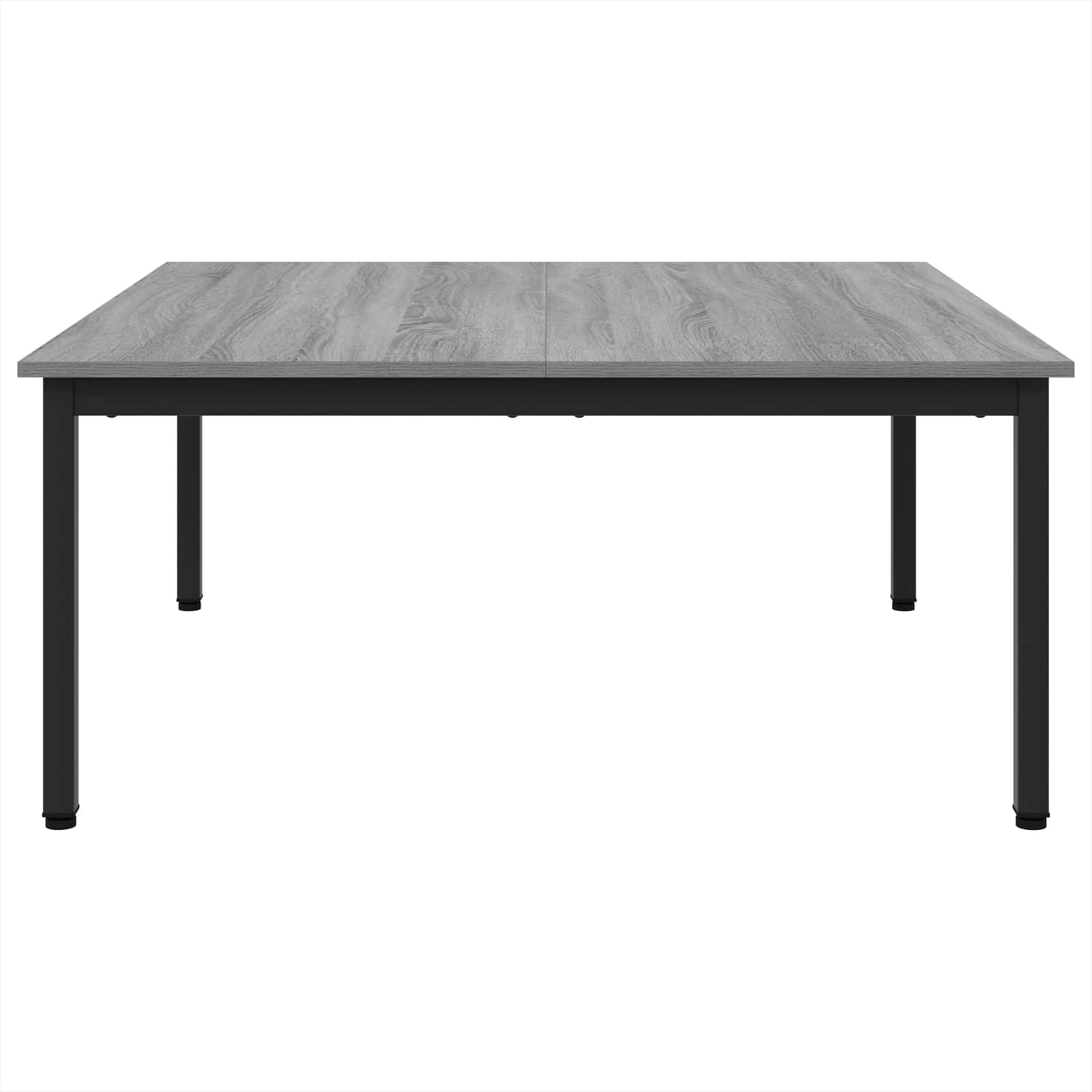 vidaXL Coffee Table Grey Sonoma 100 x 100 x 45 cm Engineered Wood 5