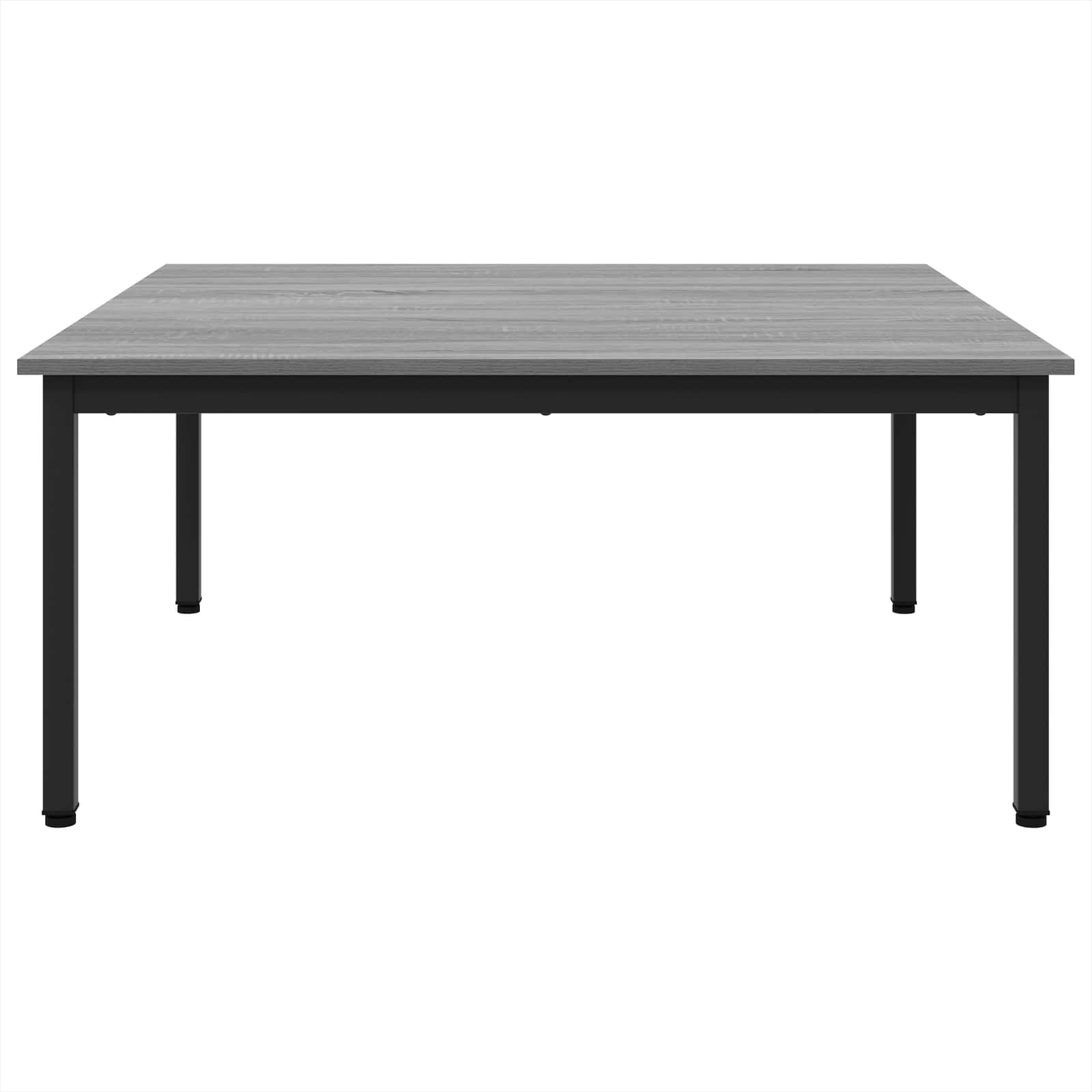vidaXL Coffee Table Grey Sonoma 100 x 100 x 45 cm Engineered Wood 6