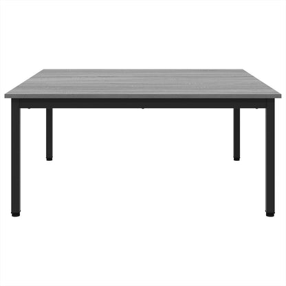 vidaXL Coffee Table Grey Sonoma 100 x 100 x 45 cm Engineered Wood 6