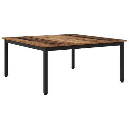 vidaXL Coffee Table Old Wood 100 x 100 x 45 cm Engineered Wood 2