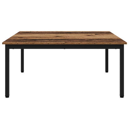 vidaXL Coffee Table Old Wood 100 x 100 x 45 cm Engineered Wood 6