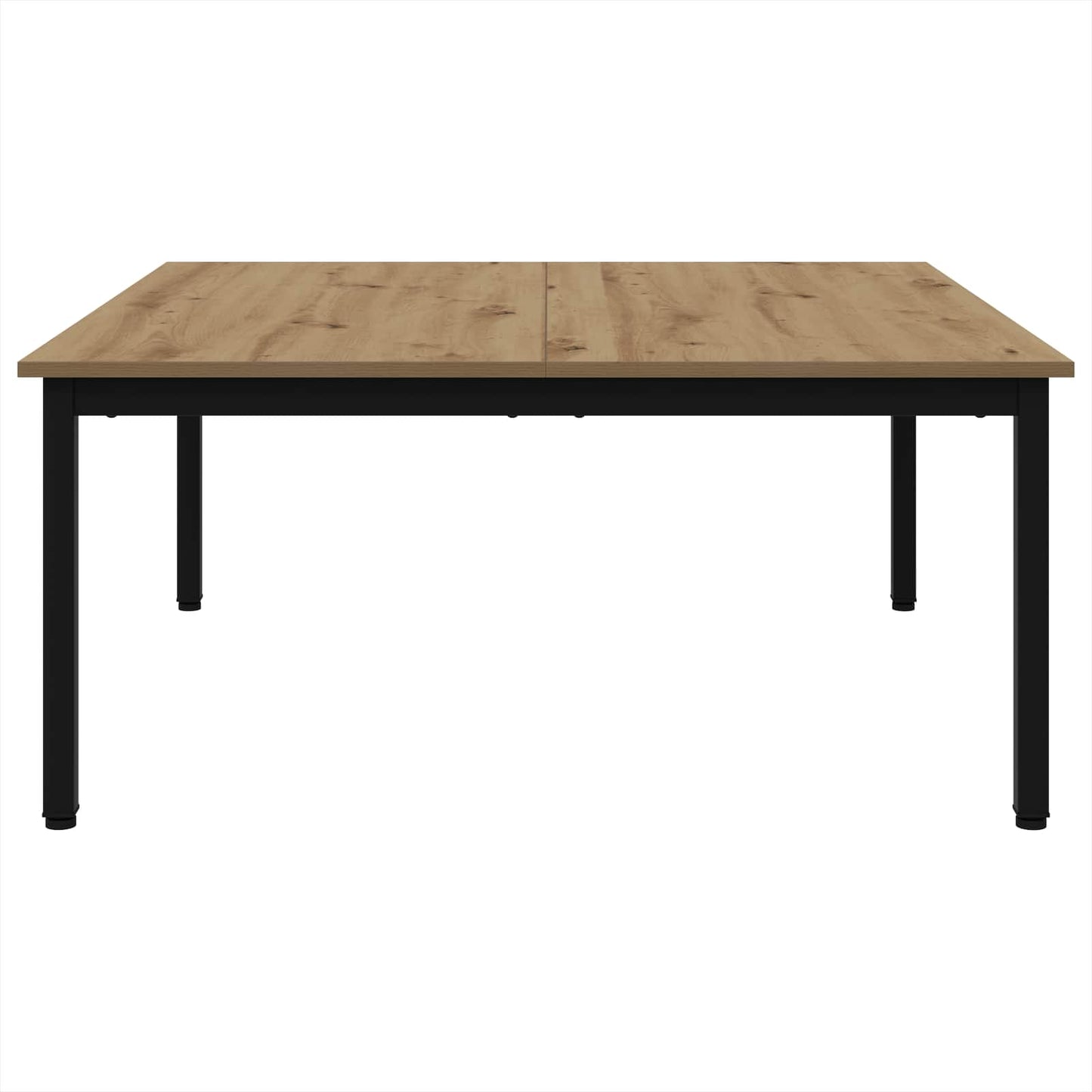 vidaXL Coffee Table Artisian Oak 100 x 100 x 45 cm Engineered Wood 5