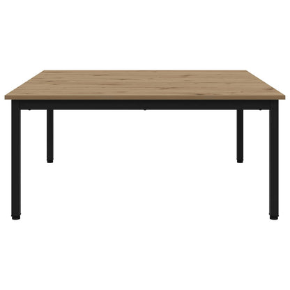 vidaXL Coffee Table Artisian Oak 100 x 100 x 45 cm Engineered Wood 6
