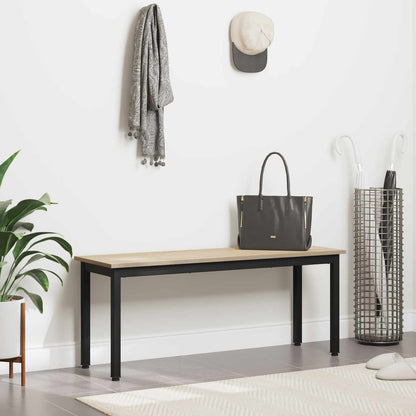 vidaXL Bench Sonoma 110 x 35 x 45 cm Engineered Wood 4