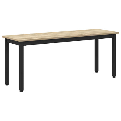 vidaXL Bench Sonoma 110 x 35 x 45 cm Engineered Wood 2