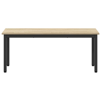 vidaXL Bench Sonoma 110 x 35 x 45 cm Engineered Wood 5