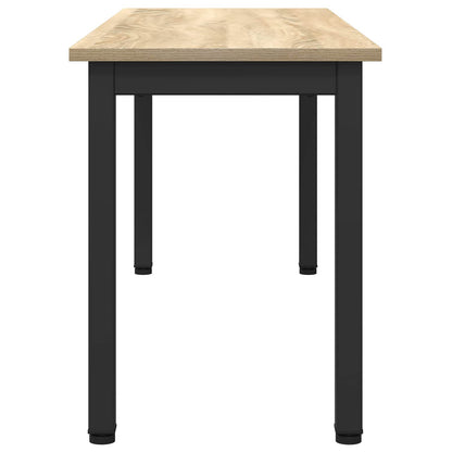 vidaXL Bench Sonoma 110 x 35 x 45 cm Engineered Wood 6