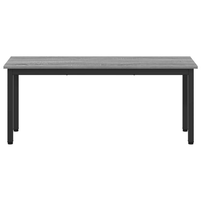 vidaXL Bench Grey Sonoma 110 x 35 x 45 cm Engineered Wood 5