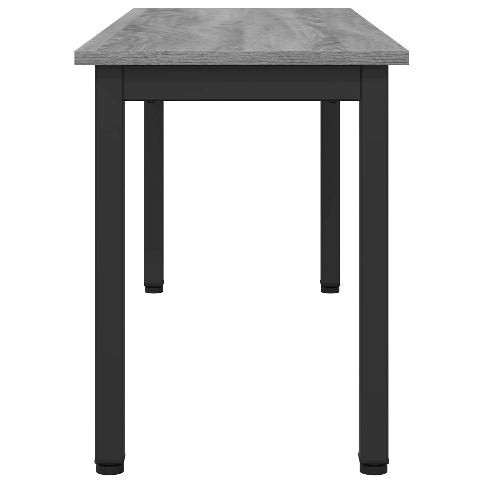 vidaXL Bench Grey Sonoma 110 x 35 x 45 cm Engineered Wood 6