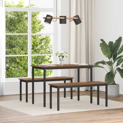 vidaXL Bench Old Wood 110 x 35 x 45 cm Engineered Wood 1
