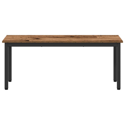 vidaXL Bench Old Wood 110 x 35 x 45 cm Engineered Wood 5
