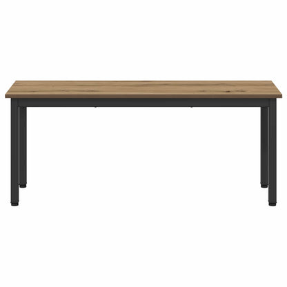 vidaXL Bench Artisian Oak 110 x 35 x 45 cm Engineered Wood 5