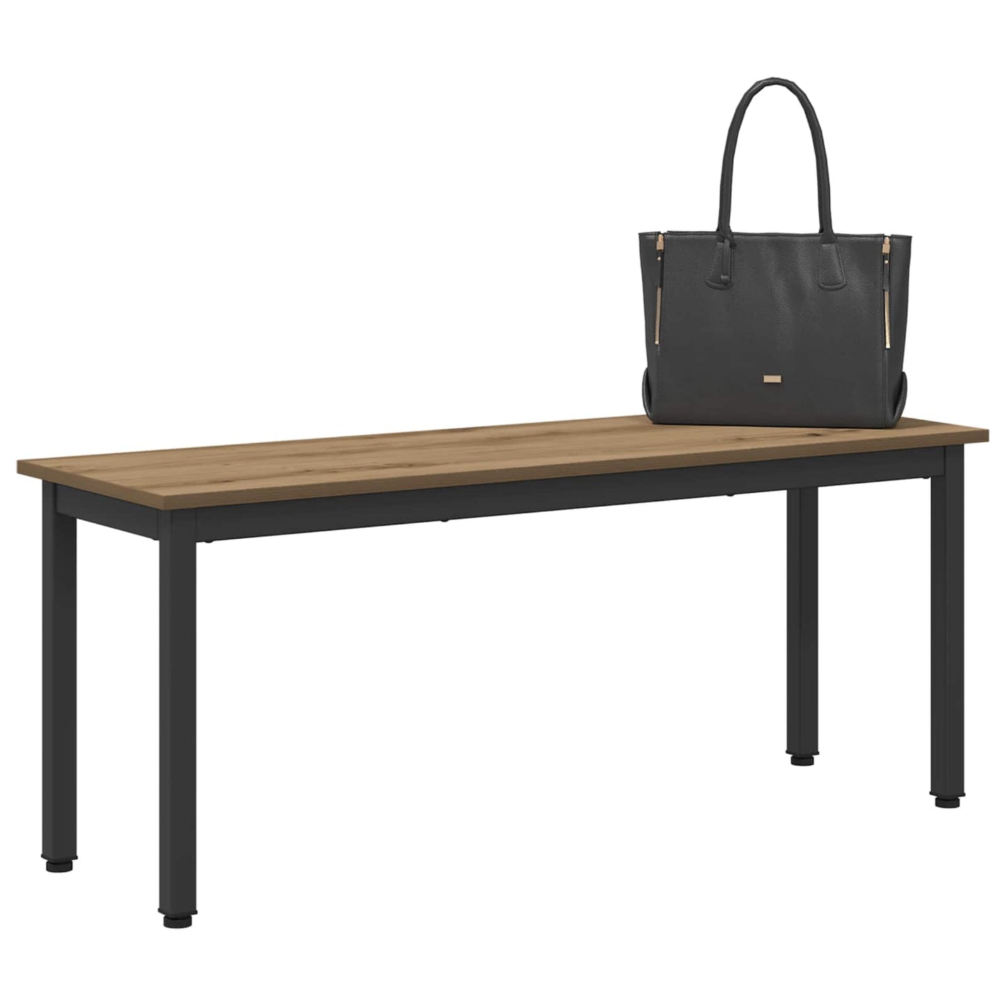 vidaXL Bench Artisian Oak 110 x 35 x 45 cm Engineered Wood 3