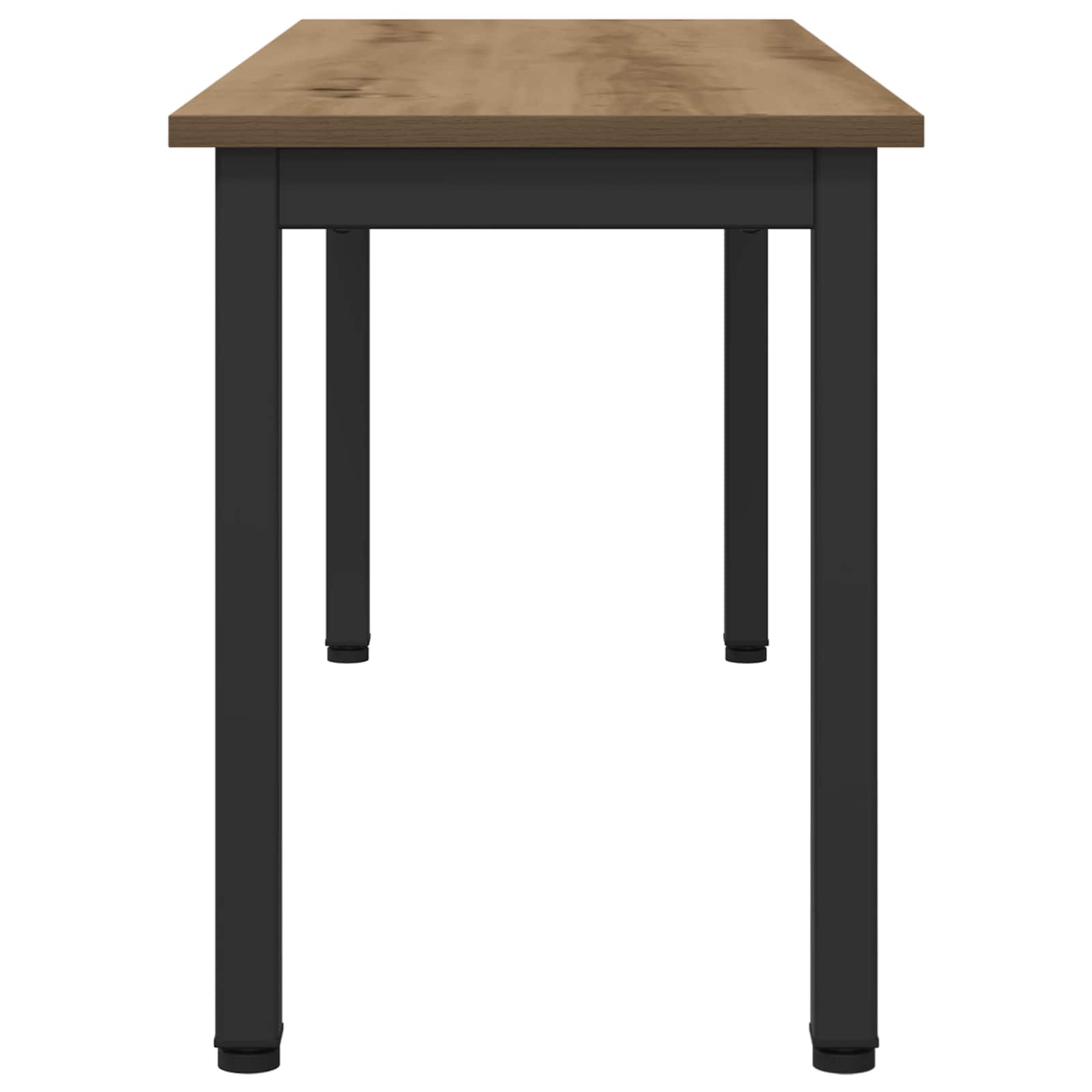 vidaXL Bench Artisian Oak 110 x 35 x 45 cm Engineered Wood 6