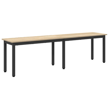 vidaXL Bench Sonoma 160 x 35 x 45 cm Engineered Wood 2