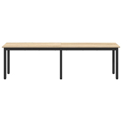 vidaXL Bench Sonoma 160 x 35 x 45 cm Engineered Wood 5