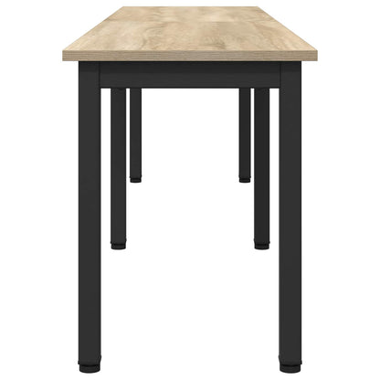 vidaXL Bench Sonoma 160 x 35 x 45 cm Engineered Wood 6