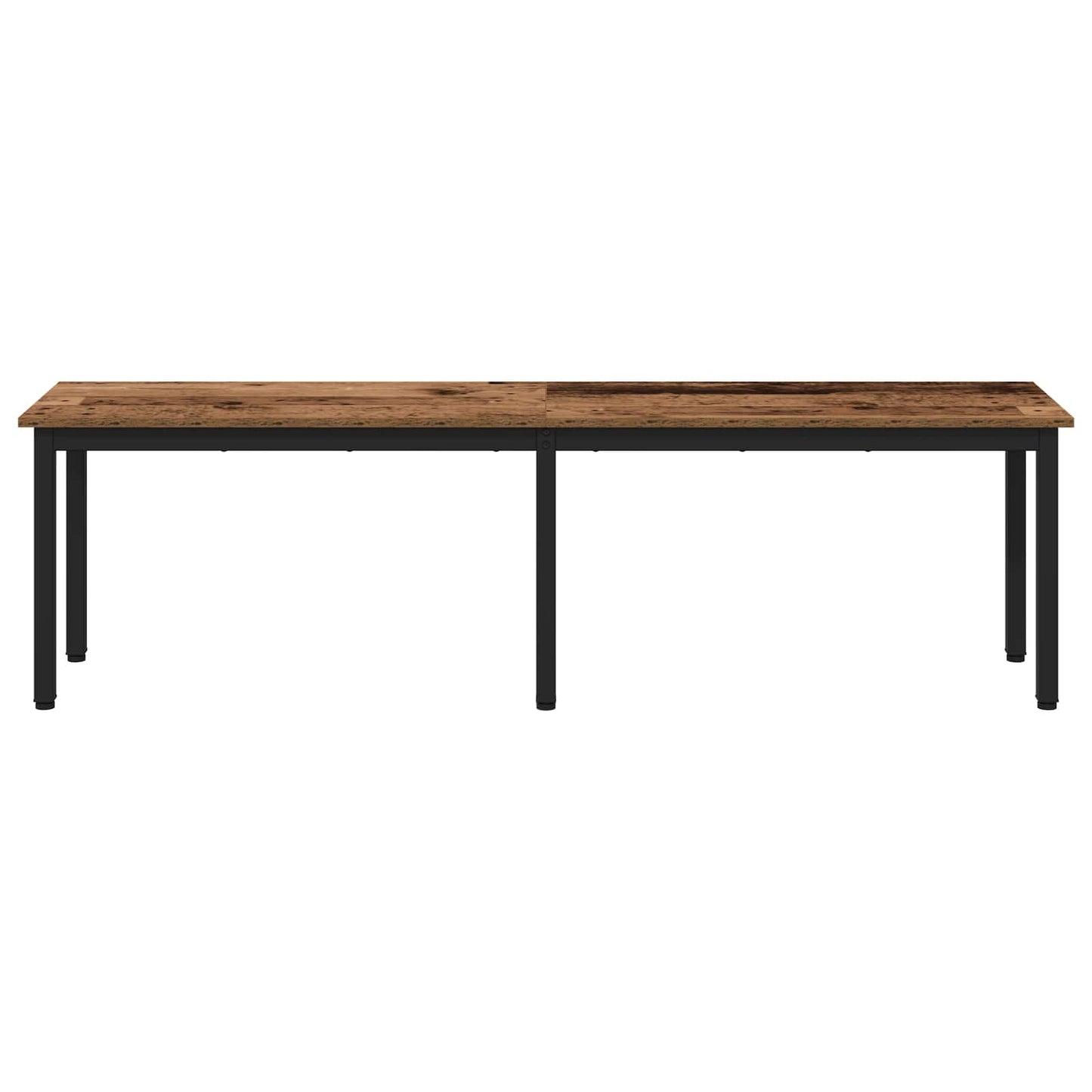 vidaXL Bench Old Wood 160 x 35 x 45 cm Engineered Wood 5