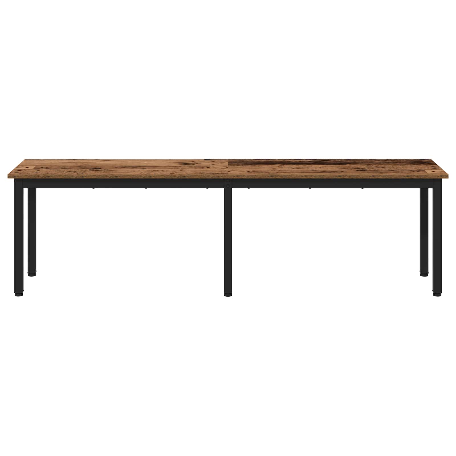 vidaXL Bench Old Wood 160 x 35 x 45 cm Engineered Wood 5