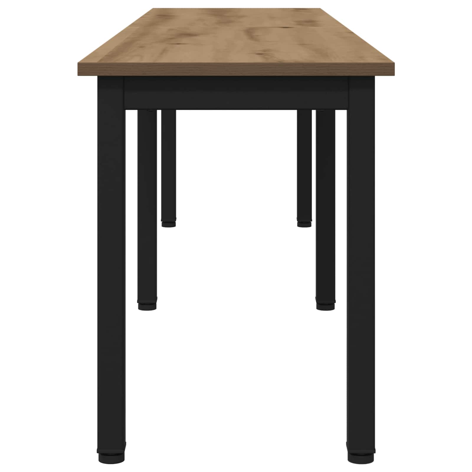 vidaXL Bench Artisian Oak 160 x 35 x 45 cm Engineered Wood 6