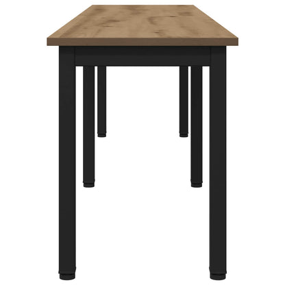 vidaXL Bench Artisian Oak 160 x 35 x 45 cm Engineered Wood 6