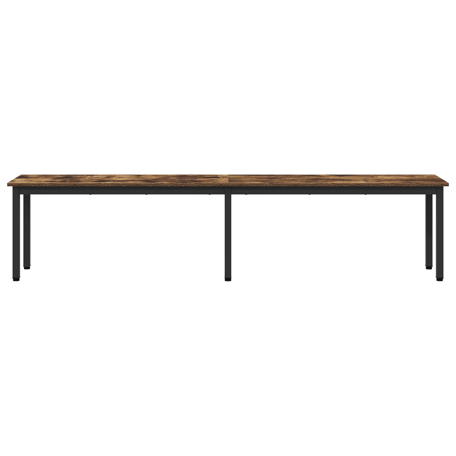 vidaXL Bench Smoke Oak 200 x 35 x 45 cm Engineered Wood 5