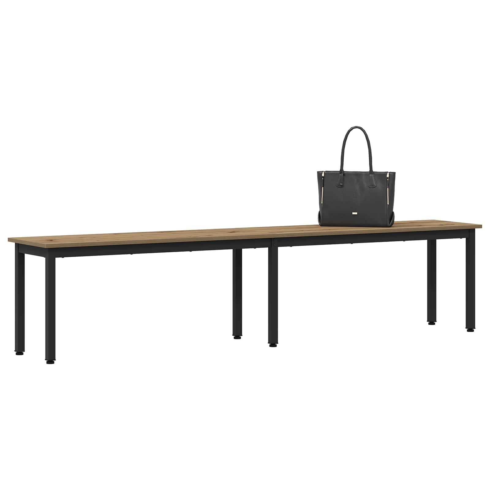 vidaXL Bench Artisian Oak 200 x 35 x 45 cm Engineered Wood 3
